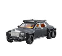 Replica 1:32 Rolls Royce Phantom 6X6 Modificata Lega Pressofusa Modello Auto Luce Adulti Ragazzi Ragazze Idee Regalo Giocattoli Metal Vehicles non RC(Gray)