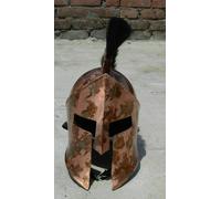 Replica Del Casco Di Re Leonida Spartan 300 Con Armatura E Piuma