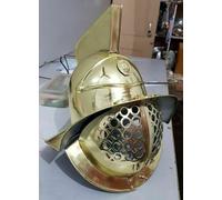 Replica Del Casco Gladiatore Marmilo In Ottone Medievale