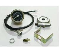 Replica Di Smiths 80 MPH Speedo 2.5" + Cavo Di Guida Da 54" Per Moto Classiche