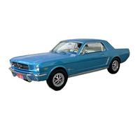 Replica miniatura Modello di Auto 1:18 Miniatura Die-cast In Lega di Zinco Simulazione Scala Decorazione Modello Auto Per Ford Mustang 1965 Scala Die-cast Veicolo