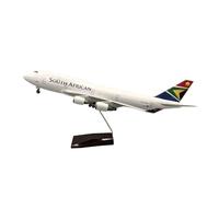 Replica Modelli di Aerei 1/150 modellino pressofuso Aereo da Collezione 47 cm South African Airways per Boeing 747 Scala Aereo passeggeri Modello di Aereo in Miniatura (con Luce)