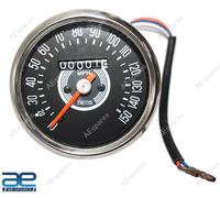 Replica Smiths 150 MPH Tachimetro Nero Per Moto Triumph Norton BSA