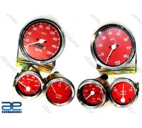 Replica Smiths Kit 52mm Temperatura Olio Barra Fuel Volt Controllo Mph 100mm