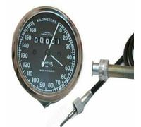 Replica Smiths Tachimetro 0-160 Kph + 54" Cavo Per Royal Enfield Bsa Ariel Gec