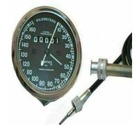 Replica tachimetro Smiths 0-160 Kph con cavo da 54" per Royal Enfield BSA