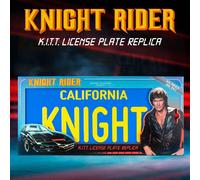 Supercar Knight Rider K.I.T.T. KITT License Plate Replica Targa DOCTOR COLLECTOR