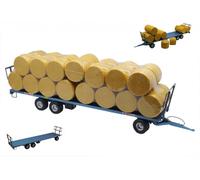 REPLICAGRI 1/32 AGRICOLO RIMORCHIO MAUPU CON ROTOBALLE MODELLINO STATICO DIECAST