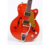 Replicamusical chitarra in miniatura di Brian Setzer + stand + strap leader di stray cats