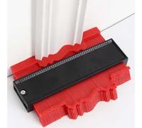 Replicatore di contorno per tubi strumento di misurazione duplicatore di forme irregolari scale metriche e in pollici righello di misurazione vestibilità perfetta e taglio facile per tuttofare fai