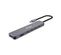 Replicatore di Porte Equip 133500 USB 3.2 Type-C 100W 4K Ultra HD