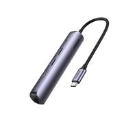 Replicatore di porte Ugreen 10919 USB-C 100W Gigabit Ethernet HDMI Alluminio