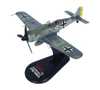 Réplique Modello Di Aereo Da Combattimento Militare Tedesco FW190A In Metallo Pressofuso Scala 1:72 Da Collezione Regalo n Miniatura