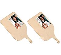 REPLOOD 2 Pale Per Pizza In Legno Di Betulla 30x42 Cm Pala Tagliere Con Impugnatura Pala Vassoio Pizze