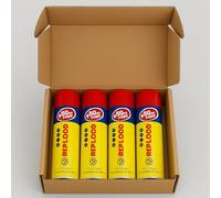 REPLOOD 4x Bomboletta 300 ML Gas Ricarica Accendini Butano Con Adattatori Per Ricaricare Accendino