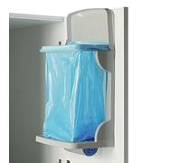 REPLOOD Pattumiera Snella 10 Litri Grigia Cestino Portarifiuti Sospeso 28x16x40 cm