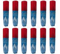 REPLOOD Set 12 Bomboletta Gas 60 ML Gas Ricarica Accendini Butano Con Adattatori Bombolette Per Ricaricare Accendino (12)