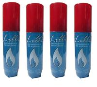 REPLOOD Set 4 Bomboletta Gas 60 ML Gas Ricarica Accendini Butano Con Adattatori Bombolette Per Ricaricare Accendino