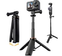 Repmidfer Mini treppiede per selfie da 30,5 cm, compatibile con DJI Osmo Pocket 3/4, Action 5 Pro/6, GoPro Hero 13/12/11, Insta360 X5, impugnatura portatile per Vlog per viaggi, escursionismo