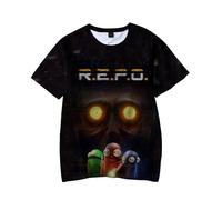 REPO T-shirt colorata a maniche corte anime personaggi del gioco Headman/Spewer/Shadow Child/Rugrat Cartoon Cosplay t-shirt 3D in cotone stampato a maniche corte casual estate manga maglietta per