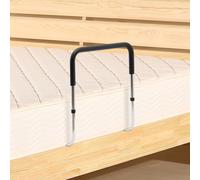 Repomanda, Griglia per letto per anziani, supporto laterale regolabile in altezza, con base antiscivolo, prevenzione delle cadute, per adulti e persone anziane