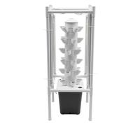 Repomanda Torre idroponica verticale con serbatoio dell'acqua da 10 l, kit di coltivazione idroponica, per erbe, frutta e verdura