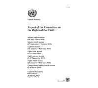 Report of the Committee on the Rights of the Child: Seventy-fifth Se (Tascabile)