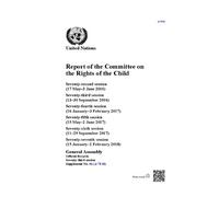 Report of the Committee on the Rights of the Child: Seventy-third Se (Tascabile)