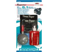 Reporter 10135 kit per la pulizia LCD/TFT/Plasma Panni umidi/asciutti e liquido per la pulizia dell'apparecchiatura Reporter