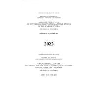 Reports of Judgments, Advisory Opinions and Orders 2022: Alleged Vio (Tascabile)