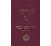 Reports of Judgments Advisory Opinions and Orders 2022 Bound Volume II Including Index