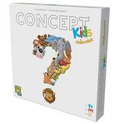 Repos Production- Animal UNbox Now-Concept Kids-Gioco da Tavolo in Spagnolo, Multicolore, CKASP01