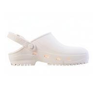 REPOSA Max - Zoccoli Sanitari Donna e Uomo in Gomma con Suola Antiscivolo SRC, Ciabatte Sanitarie Anatomiche con Laccetto Regolabile, Scarpe Sanitarie Sterilizzabili Antishock Traspiranti Leggere