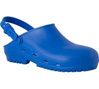 REPOSA Safe - Zoccoli Sanitari Donna e Uomo in Gomma, Ciabatte Sanitarie Anatomiche con Laccetto Regolabile, Suola Antiscivolo e Puntale di Sicurezza in Acciaio, Scarpe Sanitarie Antishock Traspiranti