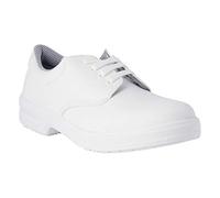 REPOSA Scarpe da Lavoro Modello Work, Zoccoli per Lavoro Senza Puntale, Lacci, Tallone Chiuso, Suola Antiscivolo in Poliuretano SRC con Sistema Antishock Antistatico, Tessuto Traspirante e Leggero