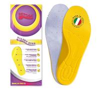 REPOSA Velvet Step - Solette Scarpe Ortopediche Uomo e Donna con Texture Vellutata, Suole Scarpe per il Lavoro, Sport e Uso Quotidiano - Soletta Universale ad Azione Ammortizzante per Postura Corretta