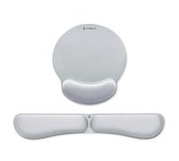 Reposamuñecas Subblim Pack Ergo Memoryflex Argento