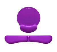 Reposapolsi Subblim Ergo Memoryflex Pack con Mousepad e Supporto Tastiera Viola