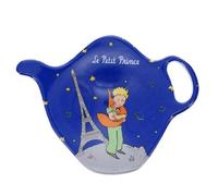 Repose - Bustina di tè, motivo piccolo principe che stringe affettuosamente Son Fox vicino alla Torre Eiffel di Parigi - melamina di qualità