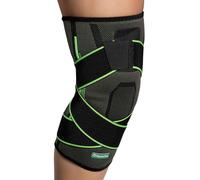 ReposeFeet Ginocchiera Menisco e Legamenti - Compressione Stabilizzatore Regolabile - Ideale per Sport, Lavoro e Recupero - Uomo e Donna (M)