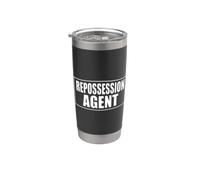 REPOSSESSION AGENT REPO UOMO UNIFORME COSTUME (design su 2 lati) Bicchiere termico in acciaio inox doppia parete
