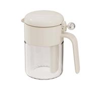 Repostiglio Generico Cibi Contenitori per alimenti da cucina con porta cucchiaio, barattoli ermetici per l'organizzazione della dispensa, contenitori in vetro e PP con (Yellow, 12.9X11.4X7.8cm)