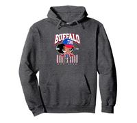Repping Buffalo Melanated Queen Felpa con Cappuccio