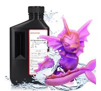 Reprapper 203 Stampante 3D bicolore lavabile con acqua Stampante 3D Harz UV 405NM Resina fotopolimerica rapida Resina lavabile con acqua per stampa 3D LCD, Blu+Lilla1000G