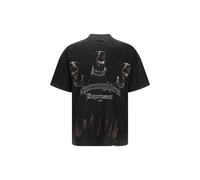 Represent Black Cotton T-Shirt - L