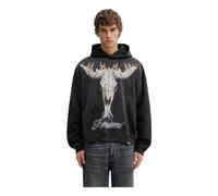 Represent Felpa con cappuccio British Cowboys squadrata Uomo Nero M