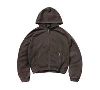 REPRESENT - Felpa con cappuccio e zip Initial Boxy - - Sweatshirts & Hoodies - Uomo - Marrone - M