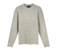 REPRESENT - Maglione Girocollo a Treccia a Coste - - Knitwear - Uomo - Beige - L