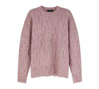 REPRESENT - Maglione Girocollo a Treccia in Maglia a Coste - - Knitwear - Uomo - Rosa - L