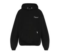 Represent Felpa con cappuccio Owners Club Script – Uomo Nero M